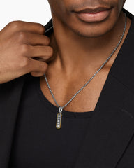 Honor Amulet in Sterling Silver with 14K Yellow Gold, 27mm