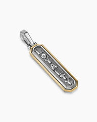 Loyalty Amulet in Sterling Silver with 14K Yellow Gold, 35mm