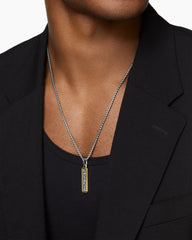 Loyalty Amulet in Sterling Silver with 14K Yellow Gold, 35mm