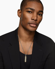 Integrity Amulet in Sterling Silver with 14K Yellow Gold, 43mm