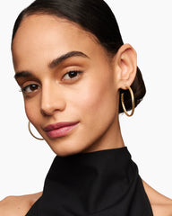 Cablespira® Hoop Earrings in 18K Yellow Gold, 1.5in