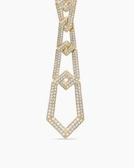 Carlyle™ Linked Drop Earrings in 18K Yellow Gold with Diamonds, 74mm