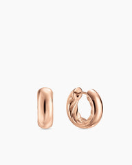 DY Mercer® Micro Hoop Earrings in 18K Rose Gold, 13.4mm