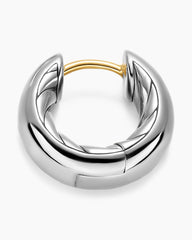 DY Mercer® Micro Hoop Earrings in Sterling Silver, 13.4mm