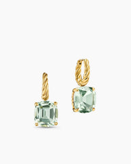 Marbella Drop Earrings in 18K Yellow Gold with Prasiolite, 11mm