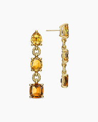 Marbella Drop Earrings in 18K Yellow Gold with Citrine and Madeira Citrine, 51mm