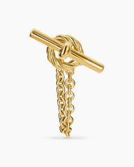 DY Mercer® Petite Toggle Chain Stud Earrings in 18K Yellow Gold, 38.2mm
