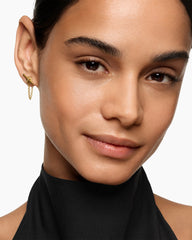 DY Mercer® Petite Toggle Chain Stud Earrings in 18K Yellow Gold, 38.2mm