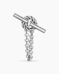 DY Mercer® Petite Toggle Chain Stud Earrings in Sterling Silver, 38.2mm
