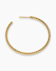 Cablespira® Hoop Earrings in 18K Yellow Gold, 42.3mm