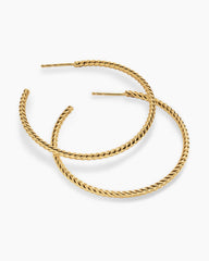 Cablespira® Hoop Earrings in 18K Yellow Gold, 42.3mm