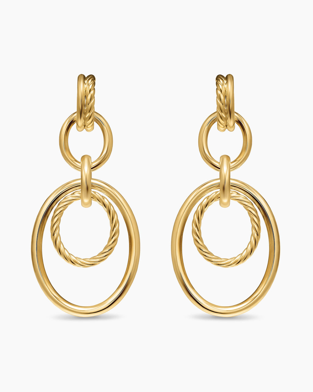 DY Mercer® Mobile Drop Earrings in 18K Yellow Gold, 65.7mm