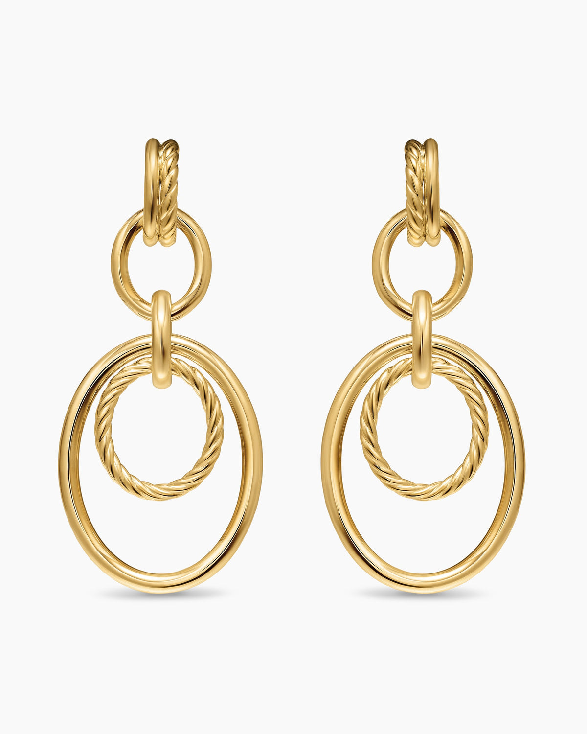 DY Mercer® Mobile Drop Earrings in 18K Yellow Gold, 65.7mm