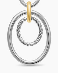 DY Mercer® Mobile Drop Earrings in Sterling Silver with 18K Yellow Gold, 65.7mm