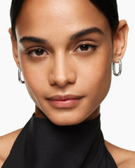 DY Madison® Smooth Hoop Earrings in Sterling Silver, 24.3mm