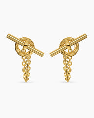 DY Mercer® Bold Toggle Chain Stud Earrings in 18K Yellow Gold, 50.4mm