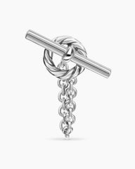 DY Mercer® Bold Toggle Chain Stud Earrings in Sterling Silver, 50.4mm
