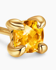 Micro Chatelaine® Stud Earrings in 18K Yellow Gold with Citrine, 4.8mm