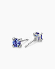 Micro Chatelaine® Stud Earrings in 18K White Gold with Tanzanite, 4.8mm