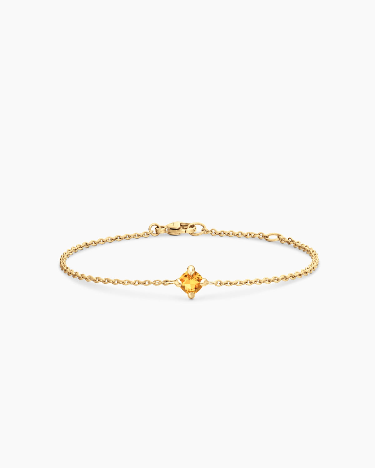 Chatelaine® Teen Bracelet in 18K Yellow Gold with Citrine, 4mm