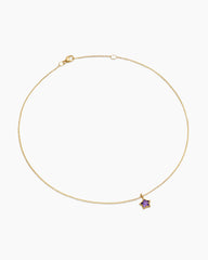 Cable Collectibles® Teen Star Necklace in 18K Yellow Gold with Amethyst