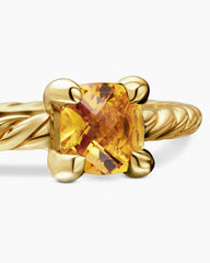 Chatelaine® Teen Ring in 18K Yellow Gold with Citrine, 4mm