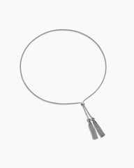Renaissance® Tassel Necklace in Sterling Silver with Diamonds