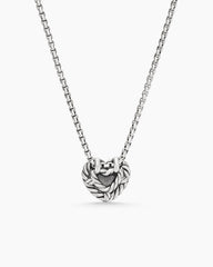 Cable Collectibles® Cookie Classic Heart Necklace in Sterling Silver with 18K Yellow Gold, 8.5mm