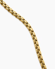 Box Chain Slider Necklace in 18K Yellow Gold, 1.7mm