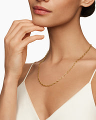 DY Madison® Chain Necklace in 18K Yellow Gold, 3mm