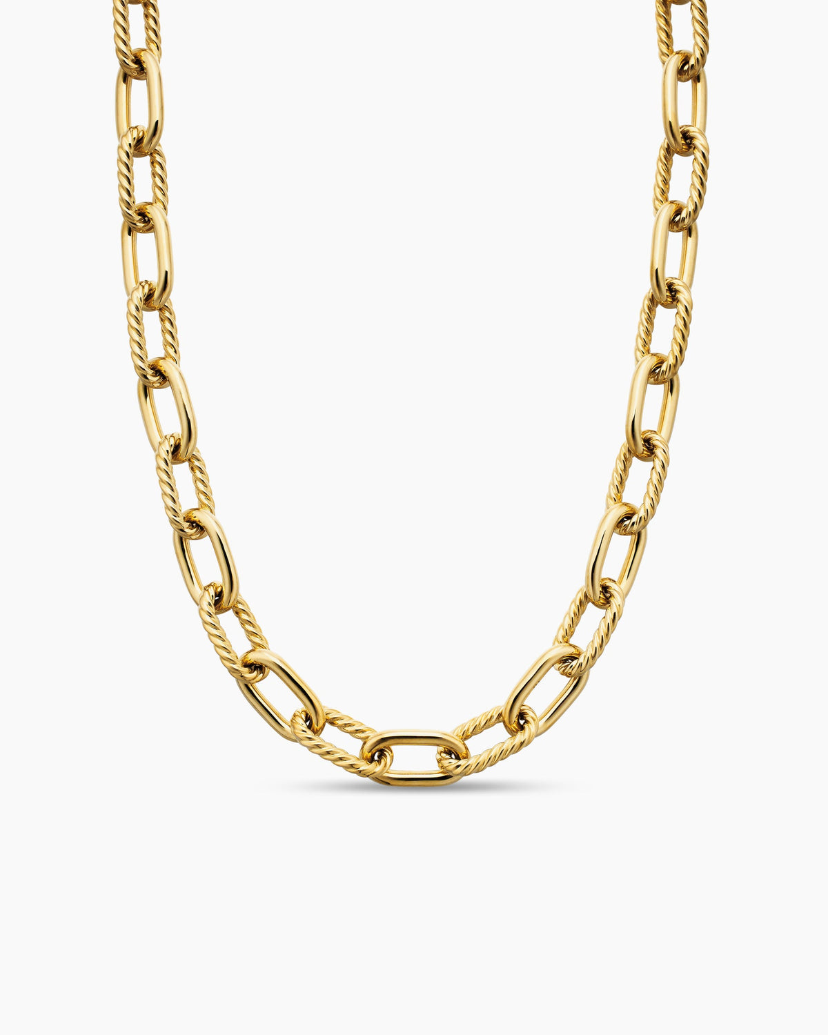 DY Madison® Chain Necklace in 18K Yellow Gold, 11mm