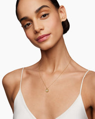 Cable Collectibles® Rainbow Necklace in 18K Yellow Gold with Pavé Sapphires and Tsavorites, 11mm