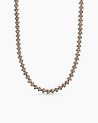 Armory® Necklace in 18K Rose Gold with Cognac Diamonds, 9.5mm
