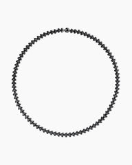 Armory® Necklace in Black Titanium with Black Diamonds, 9.5mm