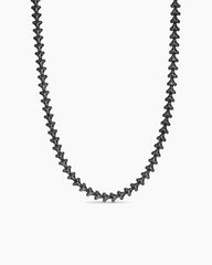Armory® Necklace in Black Titanium with Black Diamonds, 9.5mm