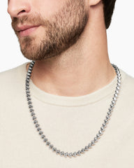 Armory® Necklace in Sterling Silver, 9.5mm