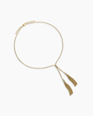 Helena Tassel Necklace in 18K Yellow Gold with Diamonds