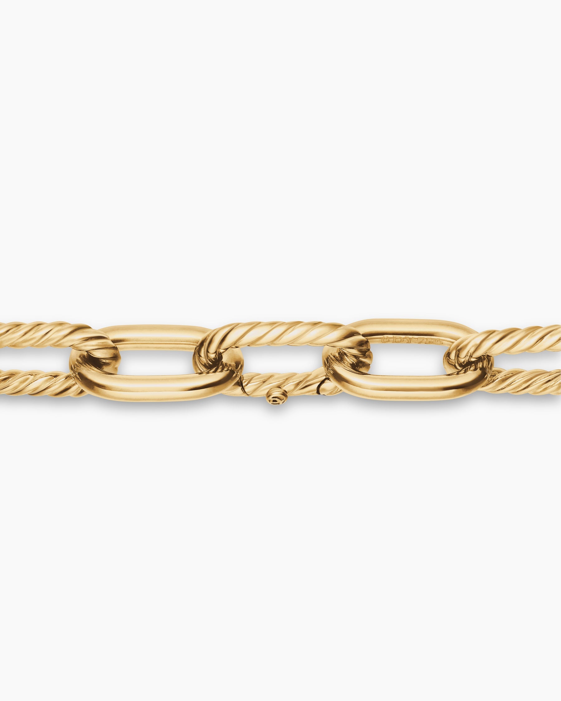 DY Madison® Pearl Chain Necklace in 18K Yellow Gold with Pearls, 13mm
