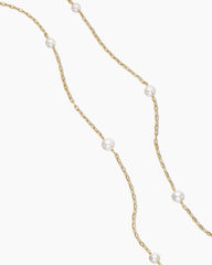 DY Madison® Pearl Necklace in 18K Yellow Gold with Pearls, 6.2mm