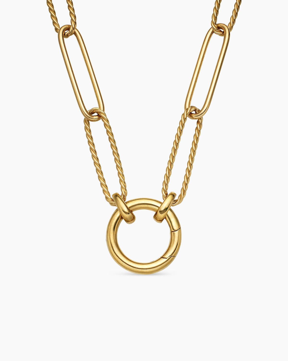 DY Madison® Elongated Chain Necklace in 18K Yellow Gold, 5mm