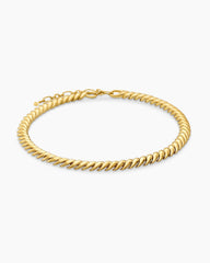 Sculpted Cable Necklace in 18K Yellow Gold, 8.5mm