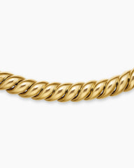 Sculpted Cable Necklace in 18K Yellow Gold, 8.5mm