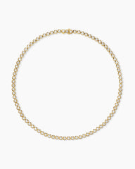Tennis Necklace in 18K Yellow Gold with Diamonds, 4.7mm