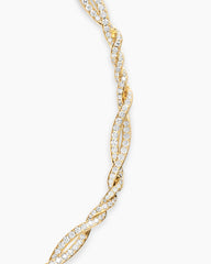 Wisteria® Necklace in 18K Yellow Gold with Diamonds, 6mm