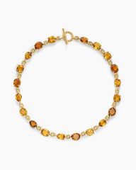 Marbella Toggle Necklace in 18K Yellow Gold with Citrine and Madeira Citrine