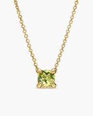 Micro Chatelaine® Pendant Necklace in 18K Yellow Gold with Peridot, 5mm