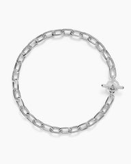 DY Madison® Toggle Chain Necklace in Sterling Silver with Diamonds, 11mm