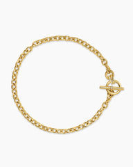 DY Mercer® Toggle Chain Necklace in 18K Yellow Gold with Diamonds, 8mm