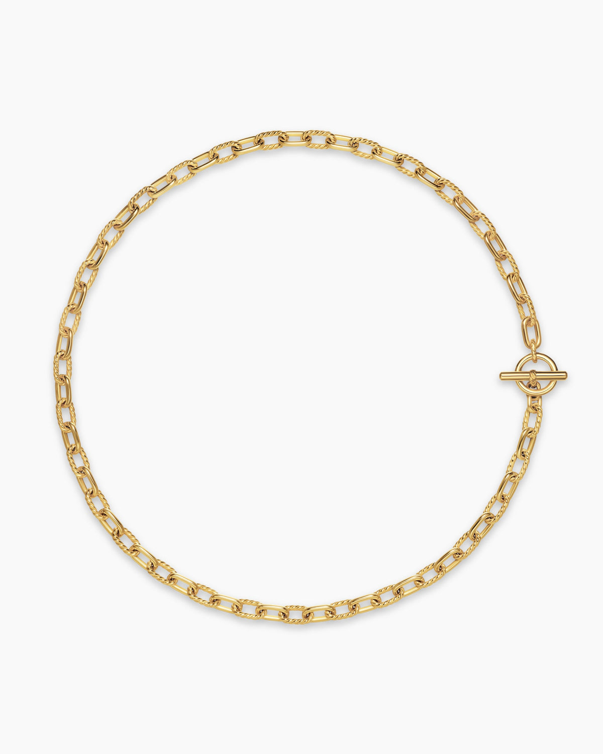 DY Madison® Toggle Chain Necklace in 18K Yellow Gold, 5.5mm