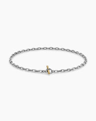 DY Madison® Toggle Chain Necklace in Sterling Silver and 18K Yellow Gold, 5.5mm